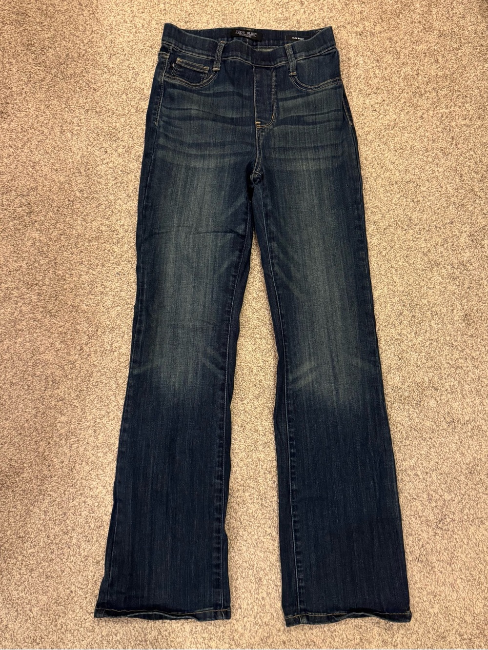Judy Blue High Rise Pull On Slim Bootcut Jean
